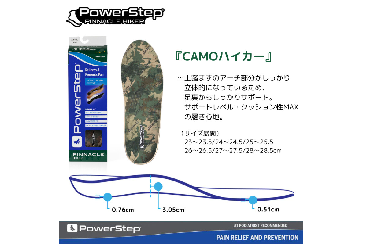 PowerStep　アメリカ製インソールの画像